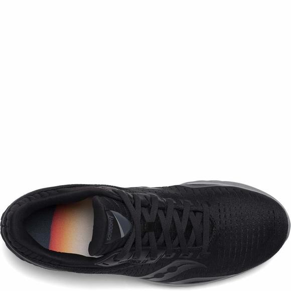 SAUCONY MEN'S KINVARA 11 BLACKOUT RUNNING SHOE 9.5 M US - Picture 4 of 6